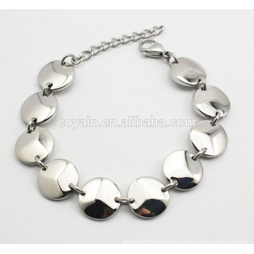 Bulk wholesale 316L stainless steel Chain link connected bracelet for women